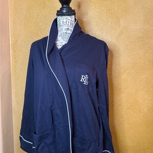 Ralph Lauren Navy Lounge Robe